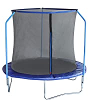 EUGAD Cama Elastica Trampolin Jardín Infantil Hacer Ejercicio Ø240cm Jugar Mejora la Forma Física Color Azul 0003BC